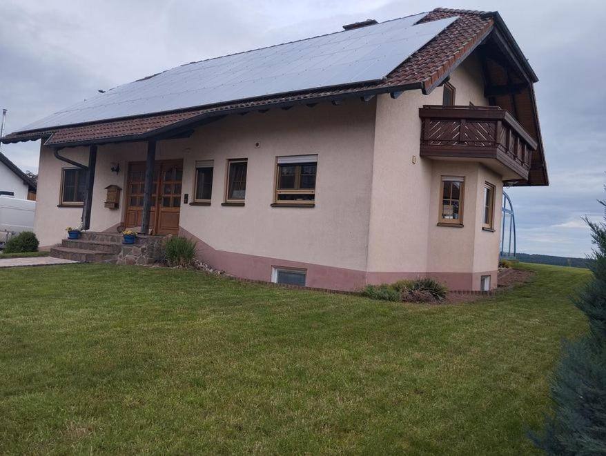 Ferienwohnung Zur Schoenen Aussicht Buchen  Esterno foto